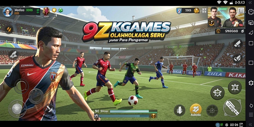 Tampilan gameplay seru dari 9ZKGAMES dengan aksi mendebarkan.