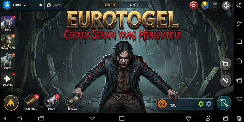 Tangkapan layar menampilkan momen ketegangan dalam gameplay horror.