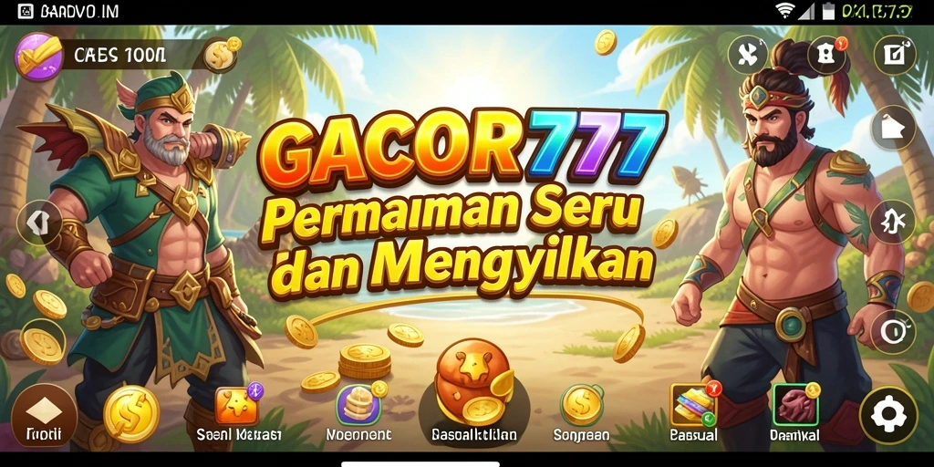 Tampilan gameplay GACOR777 yang menarik dan penuh warna.