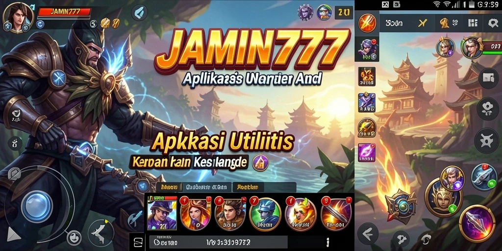 Screenshot JAMIN777 menampilkan antarmuka yang bersih dan fungsional.