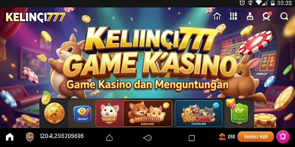 Tampilan permainan Kasino yang menarik dari KELINCI777.