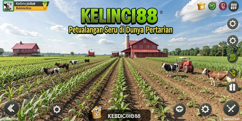 Tampilan seru dari gameplay KELINCI88 yang penuh warna.