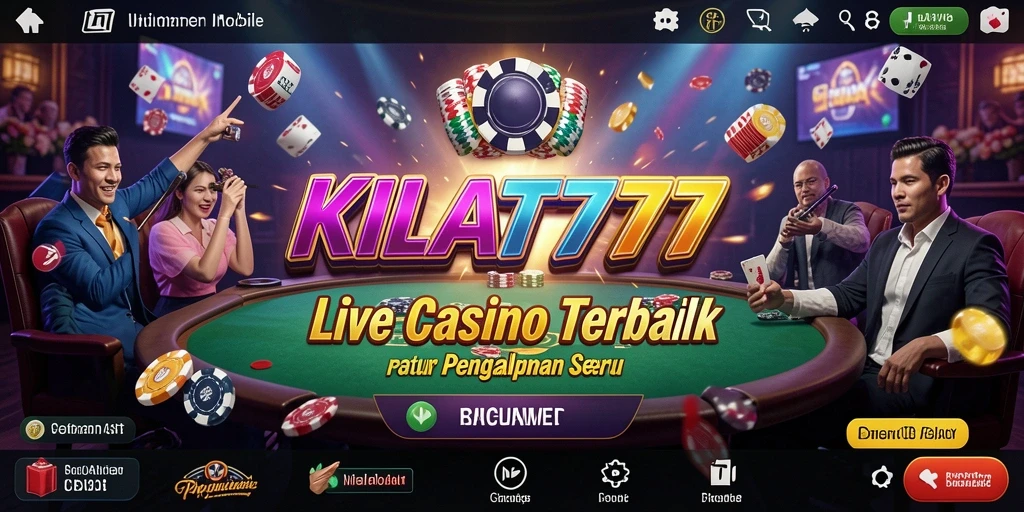 Gameplay KILAT777 menampilkan interaksi dealer langsung yang mengasyikkan.