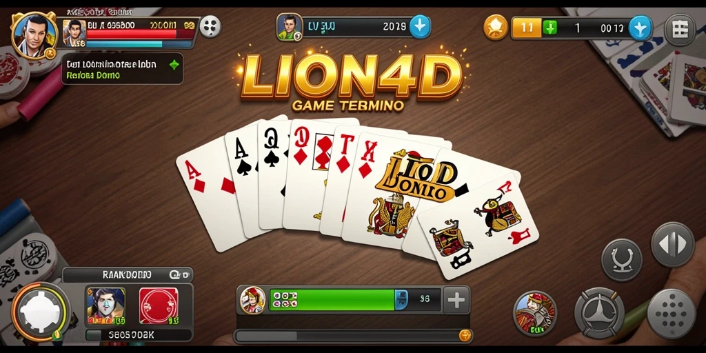 Tampilan menarik gameplay LION4D yang penuh warna.