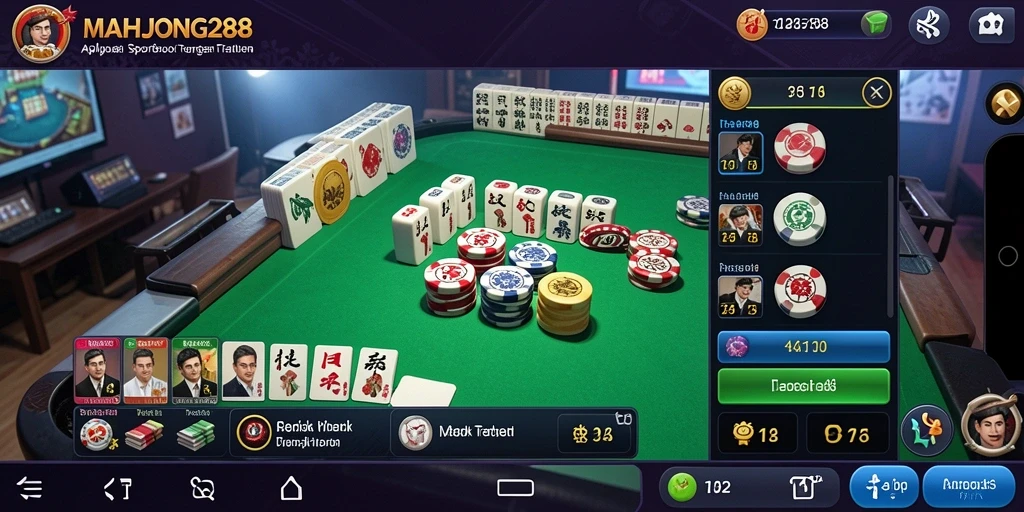 Tampilan gameplay taruhan live di MAHJONG288 yang menarik.