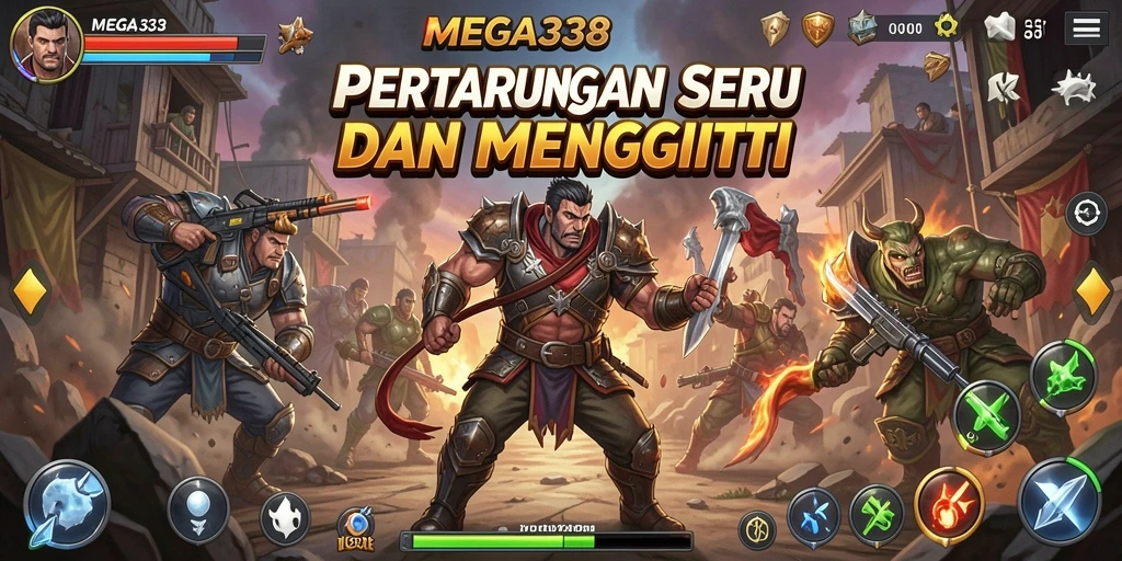 Gameplay seru dengan pertarungan mendebarkan di MEGA338.