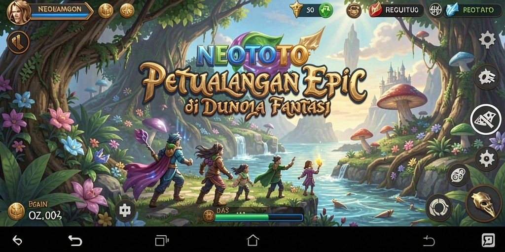 Tampilan permainan RPG yang mendalam dan menawan di NEOTOTO.