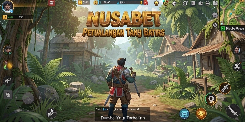 Tampilan menarik dari gameplay dunia terbuka NUSABET.