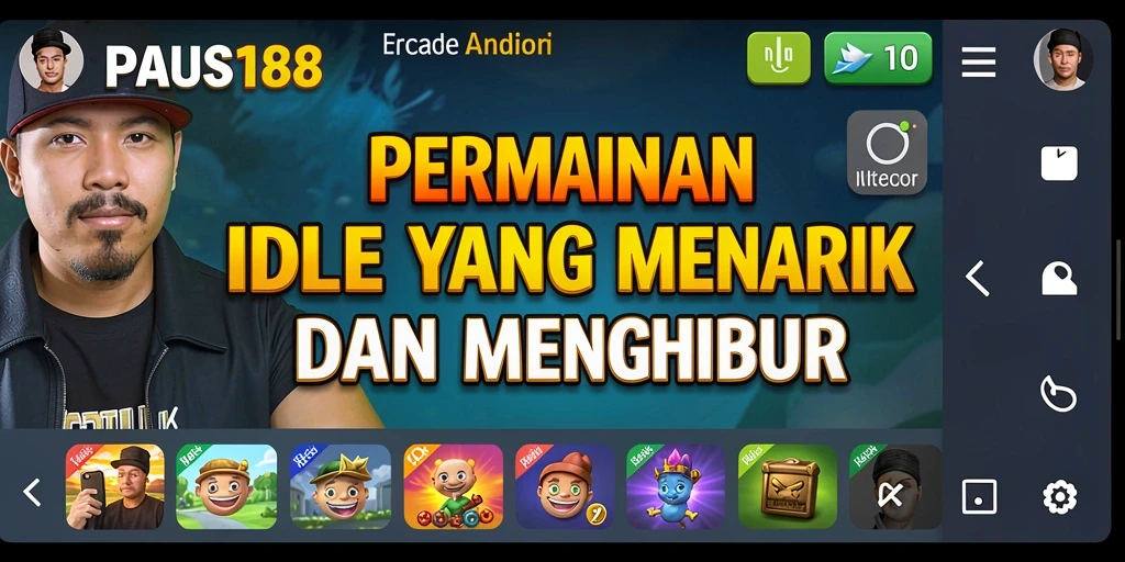 Tampilan yang menarik dari gameplay Idle PAUS188.