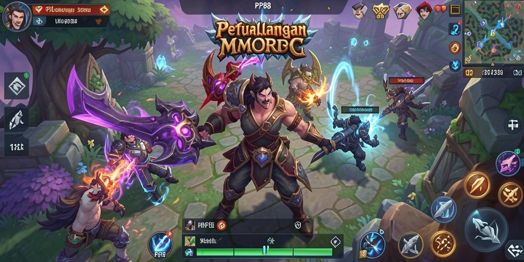 Gameplay seru di PP88 dengan pertarungan epik antara pemain.