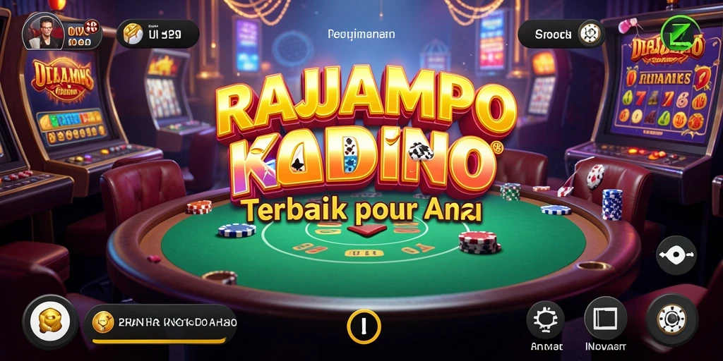 Screenshot utama RAJAMPO menampilkan gameplay Kasino yang menarik.