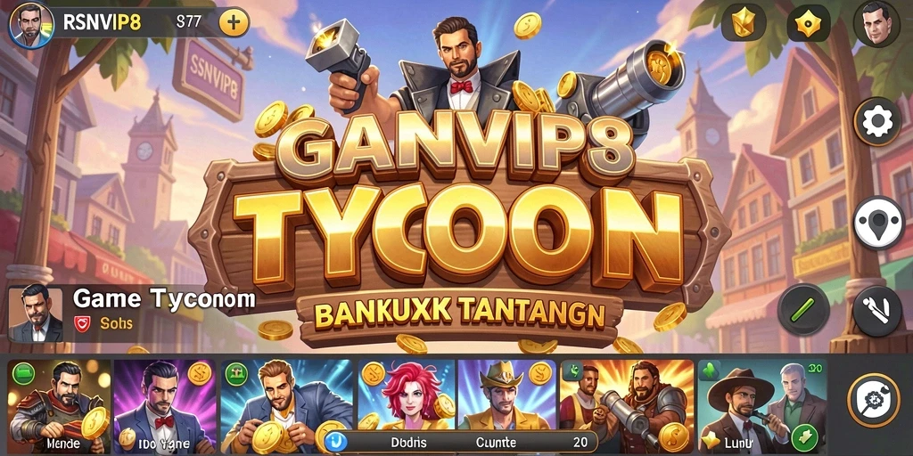 Tampilan gameplay RSNVIP8 yang menarik dalam simulasi Tycoon.