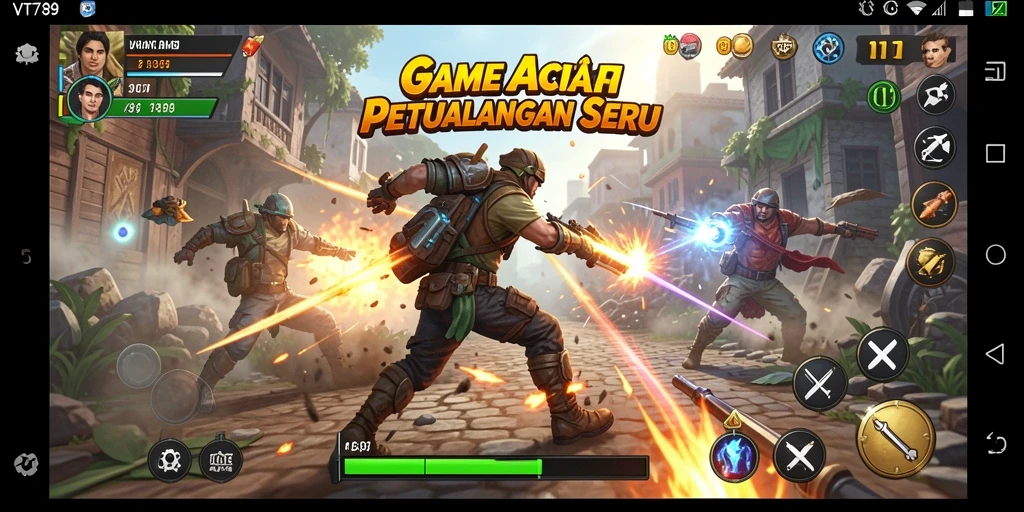Tangkapan layar gameplay VT789 menampilkan aksi mendebarkan dengan grafis yang tajam.